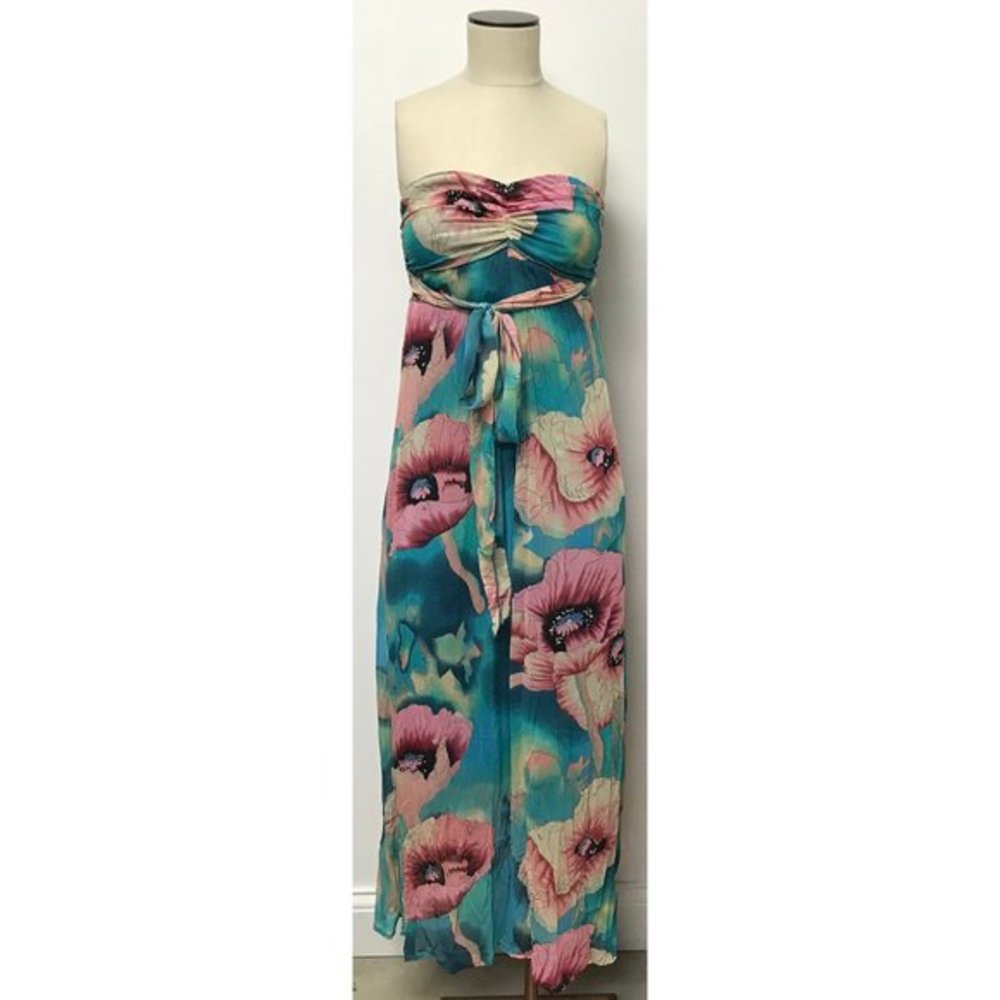 NWOT Xhilaration Peony Floral Print Maxi Dress